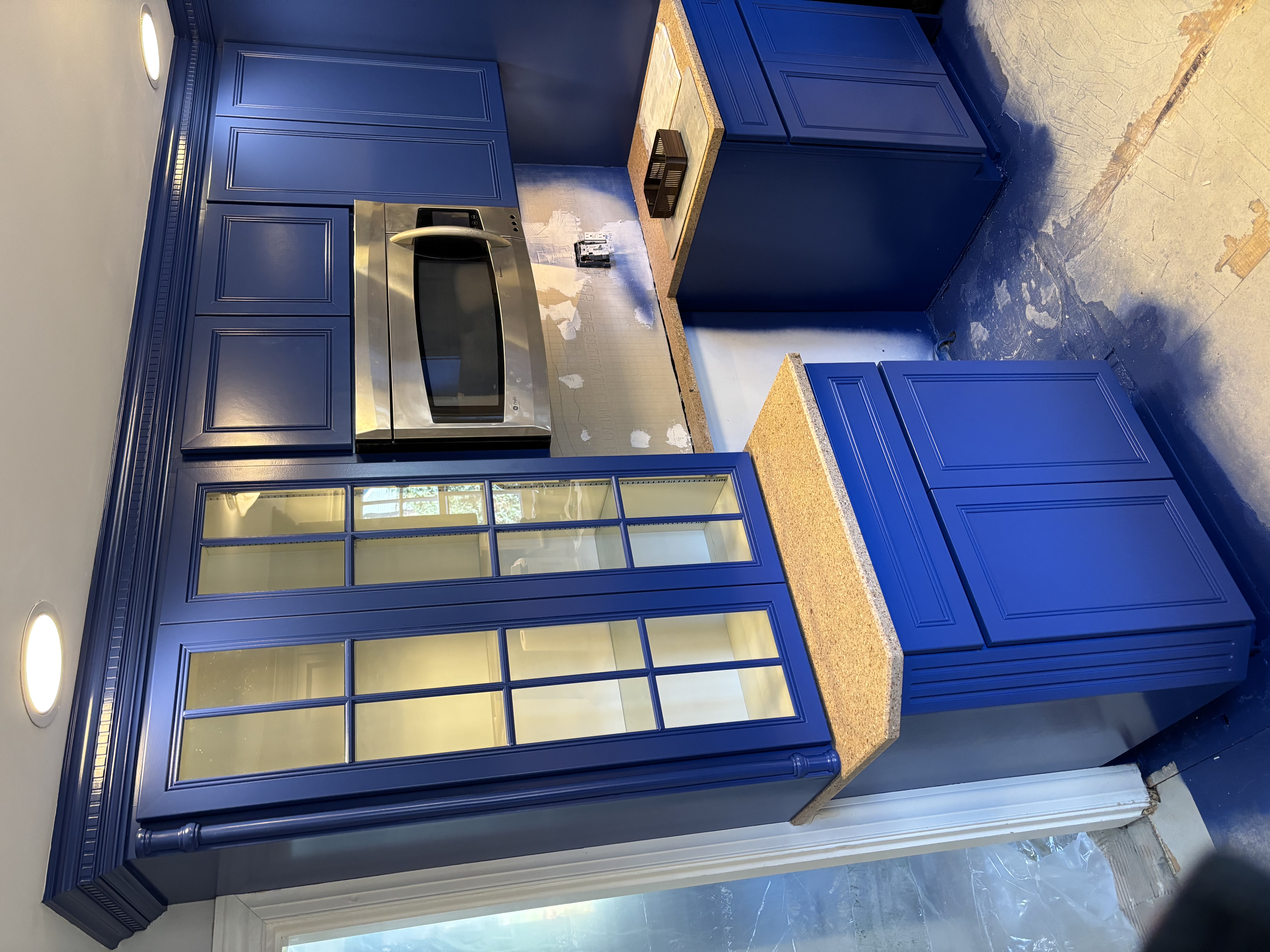 Cabinet refinishing project