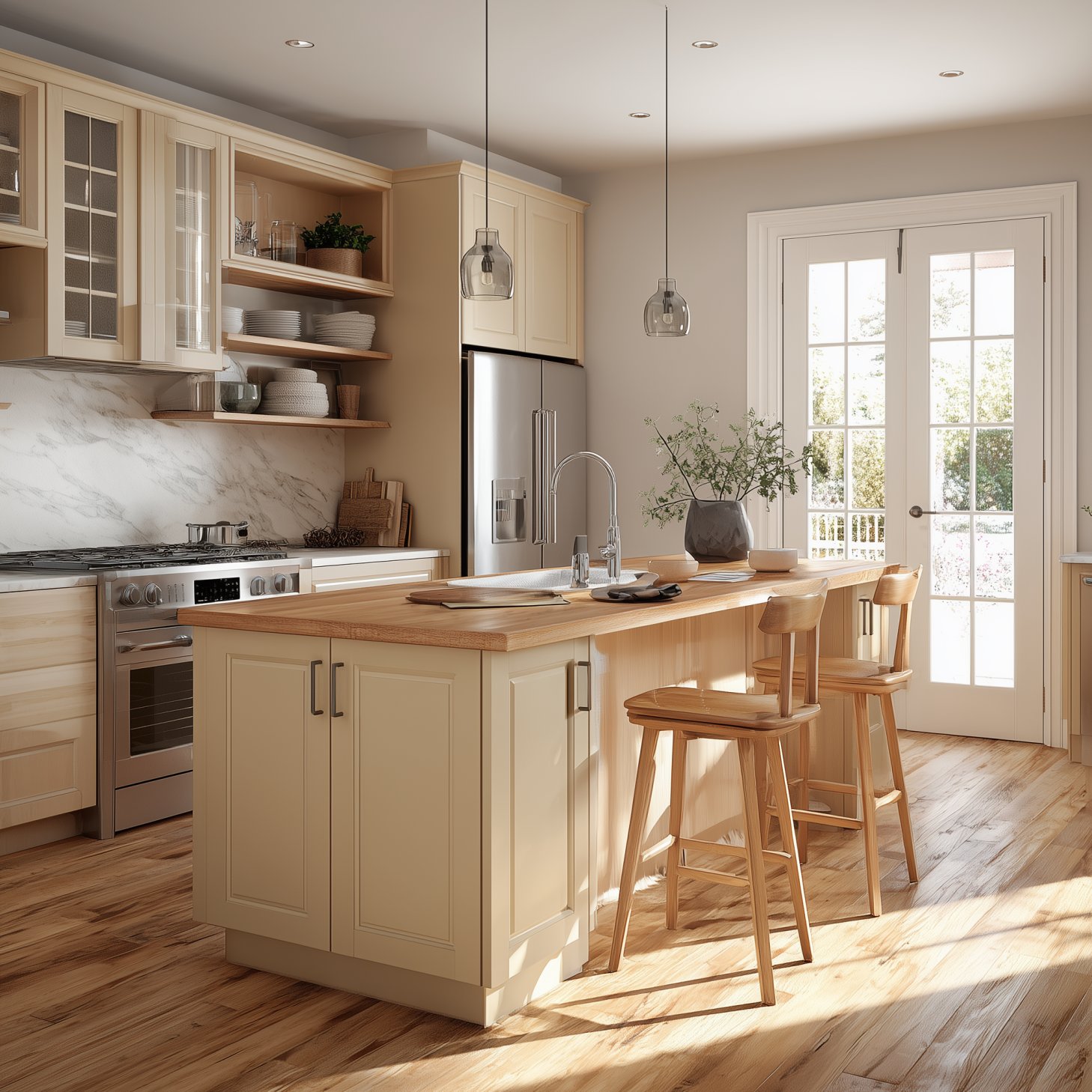 Cabinet refinishing project